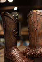 Cuadra - Caiman Belly Lumber Hueso Square Toe 1E1OFY