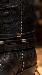 Athiri Ladies Tokio Black Snip Toe Boots