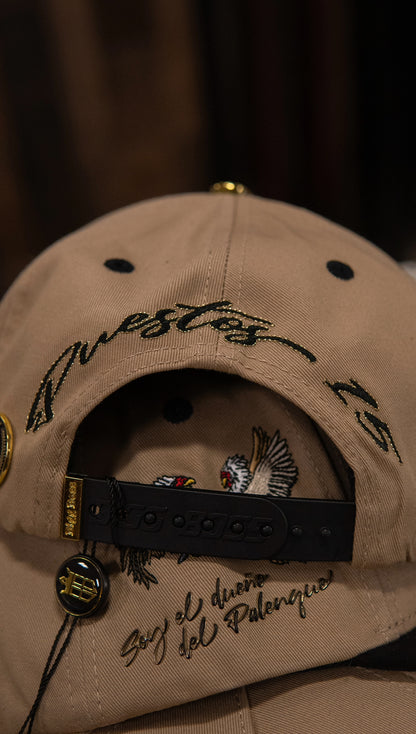 Bigg Boss Snapback Cap Golden Gallo Beige