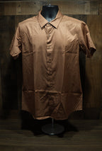 Men’s Moderno Short Sleeve Button Up “Brown”
