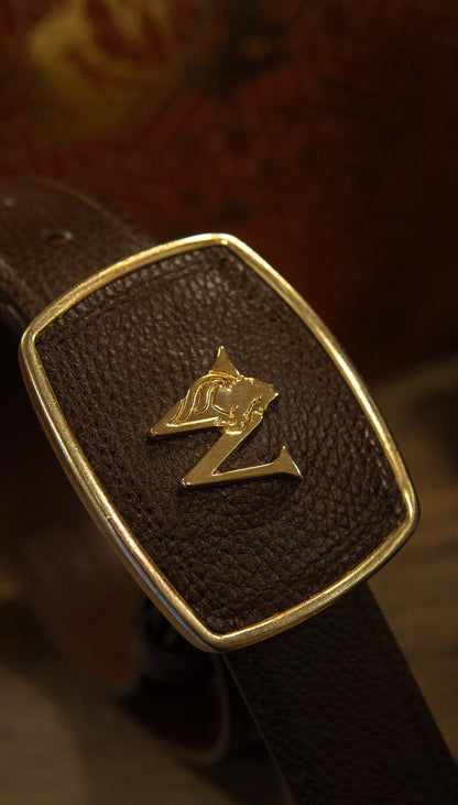 Monaco Gold/Silver - Choco Brown Belt