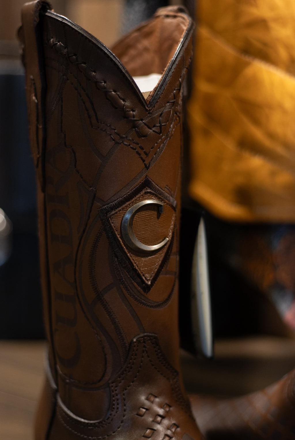 Cuadra - Piel Sillero Over Miel Square Toe 3Z02RS