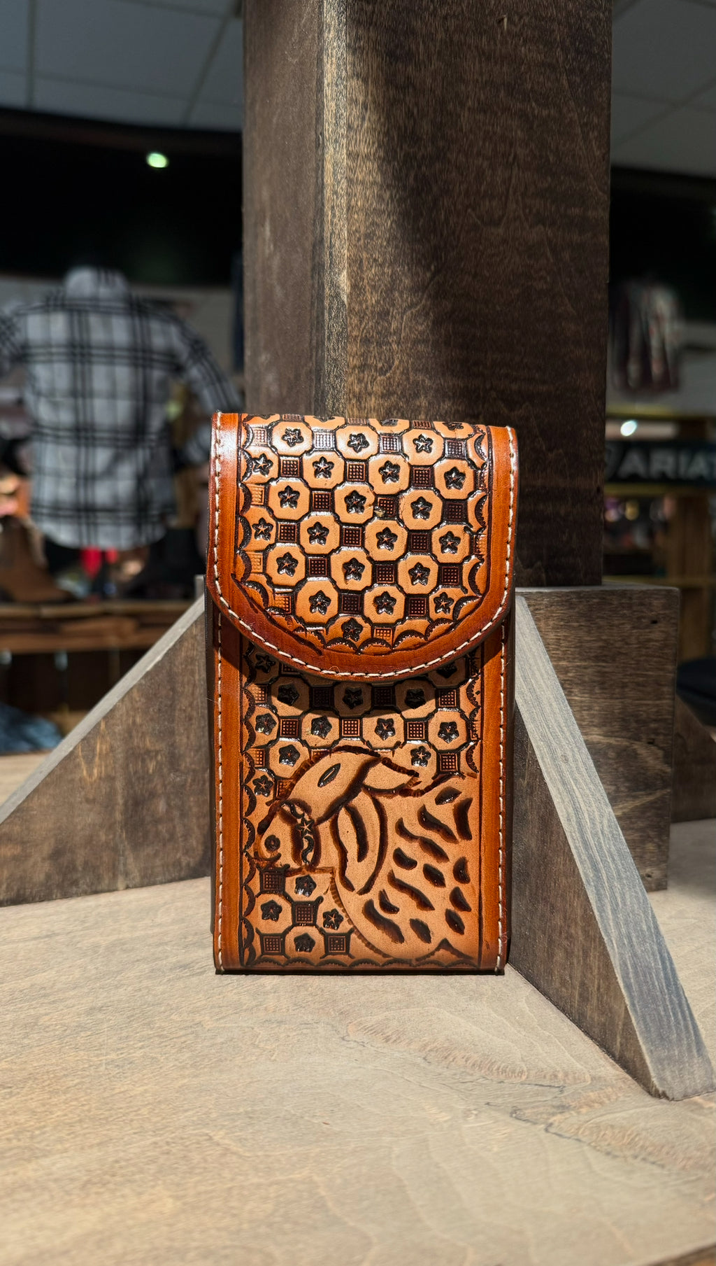 Horse Aztec Phone Holder