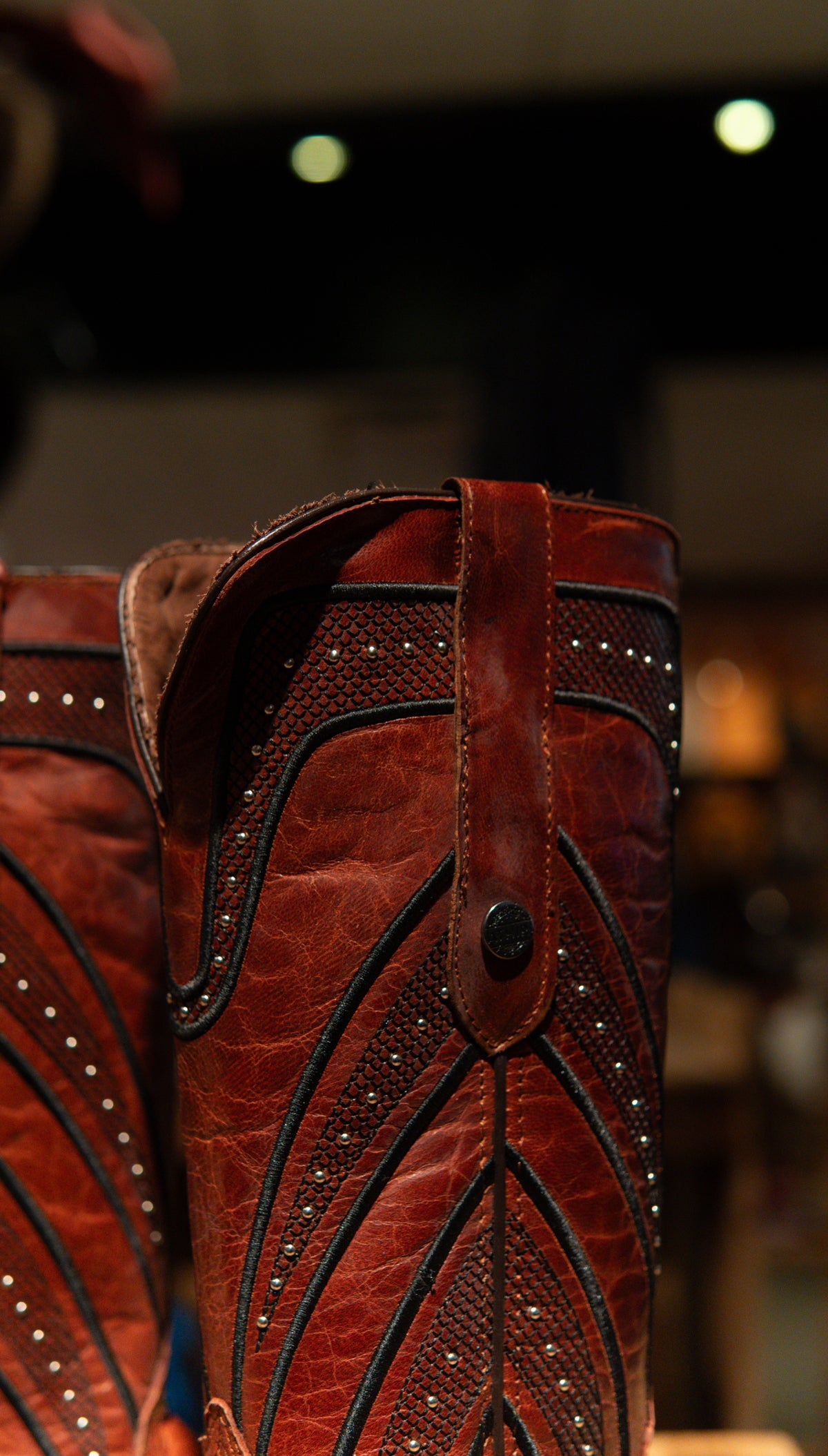 Athiri Ladies Montana Cognac Snip Toe Boots