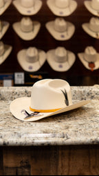 Cuernos Chuecos Sombrero Straw 100X Sinaloa Style