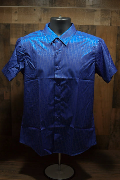 Men’s Moderno Short Sleeve Button Up “Royal”