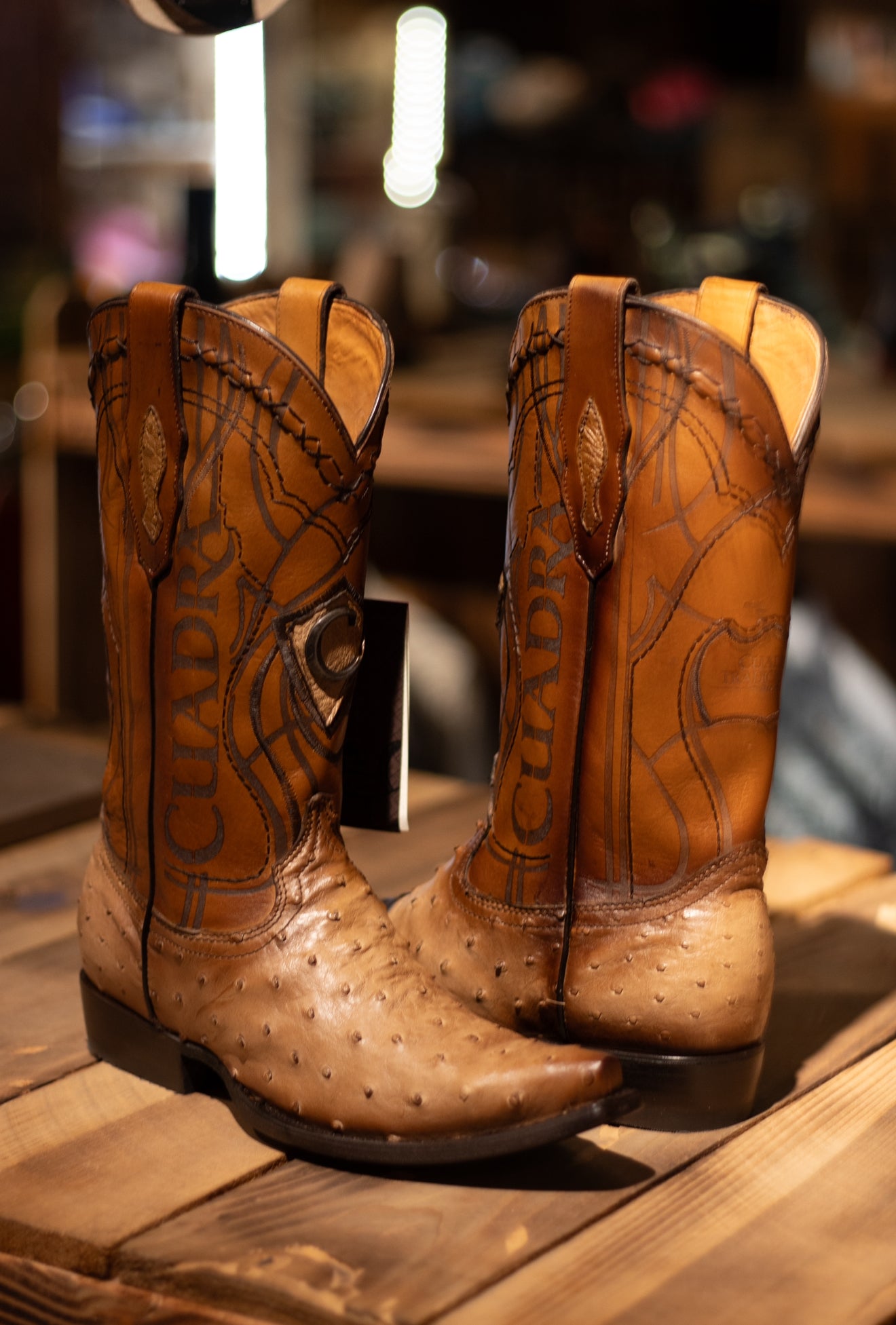 Cuadra - Avestruz Flame Orix Snip Toe 2B1OA1