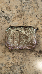 Virgin Mary Doble Rounded Square Western Buckle