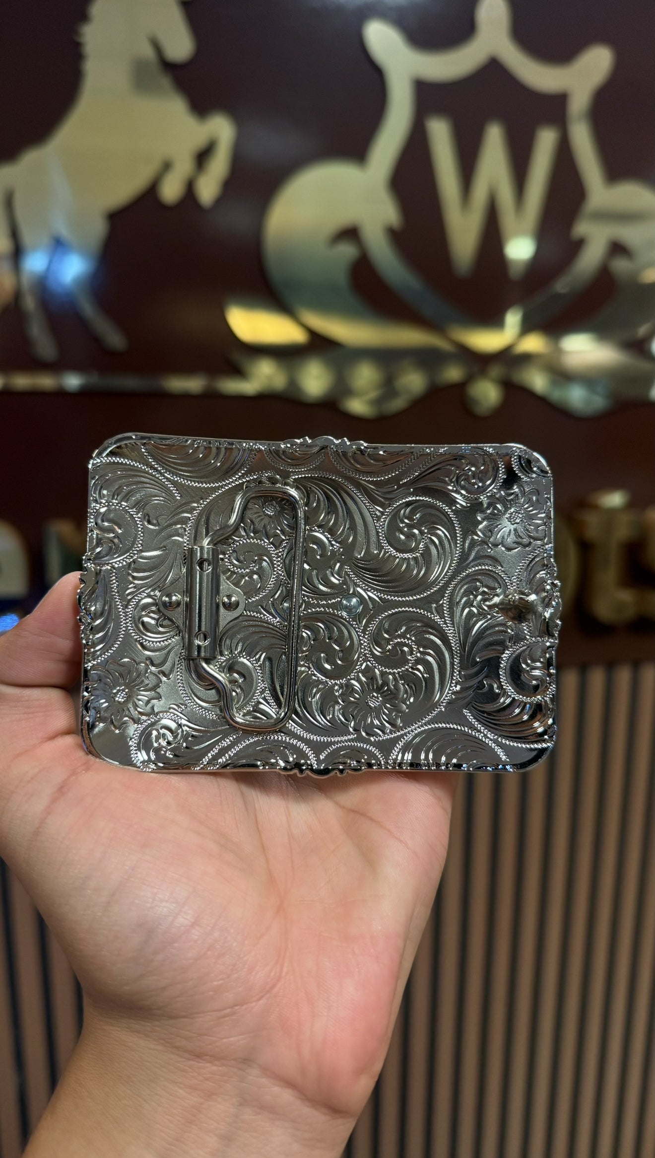 Horse Head Patriot Buckle