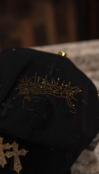 Kevin Hats Snapback Cap Gold Crosses / Cruzes Oro