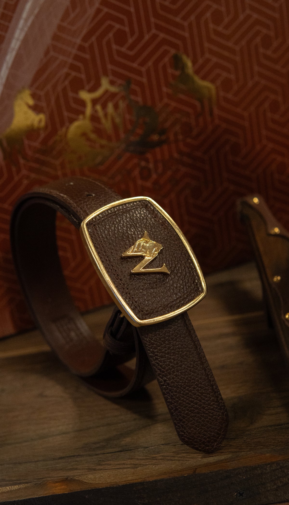 Monaco Gold/Silver - Choco Brown Belt