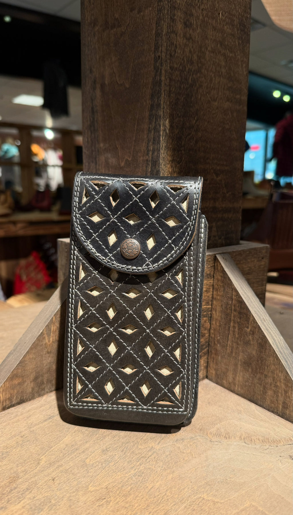 Black Poly Phone Holder