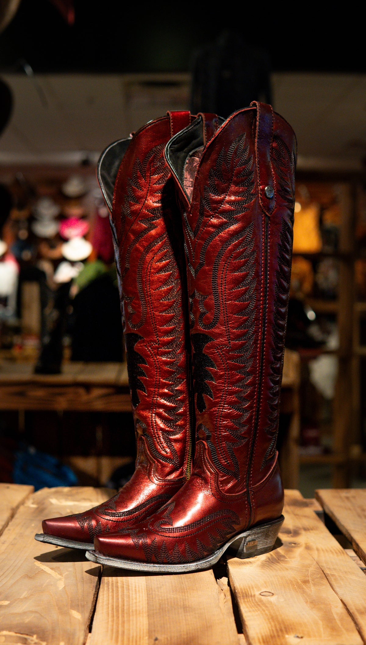 Athiri Ladies Venus Vino Snip Toe Boots
