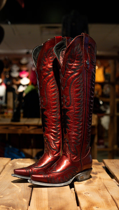 Athiri Ladies Venus Vino Snip Toe Boots