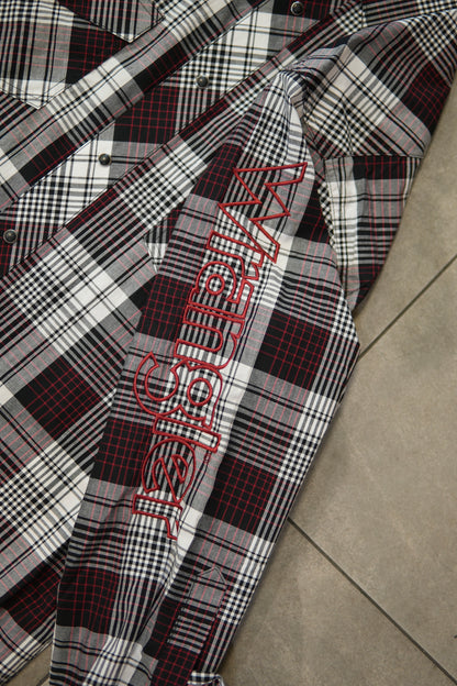 Wrangler Retro Button Up - Red Wrangler