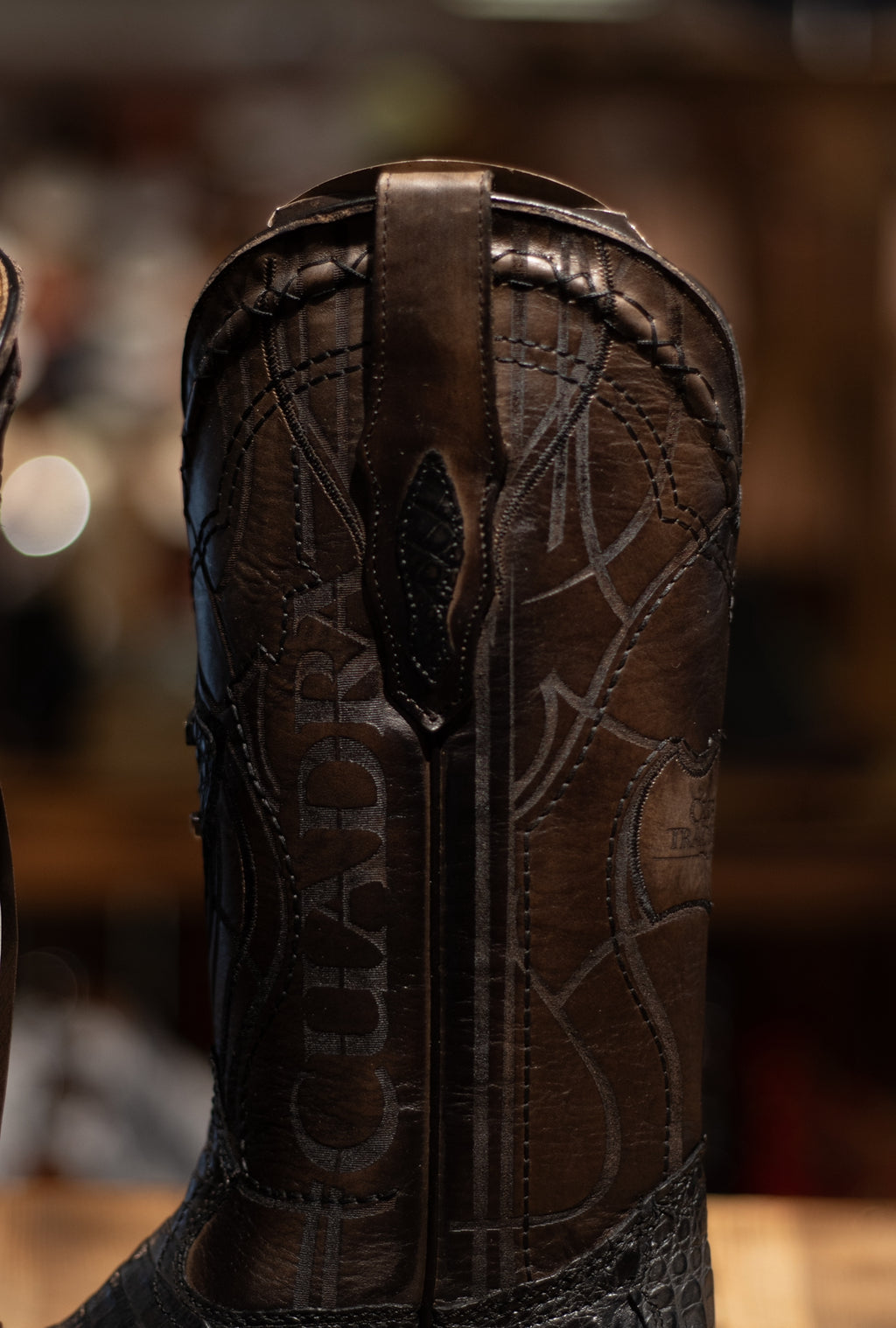 Cuadra - Caiman Belly Faena Grey Snip Toe 2B1OFY