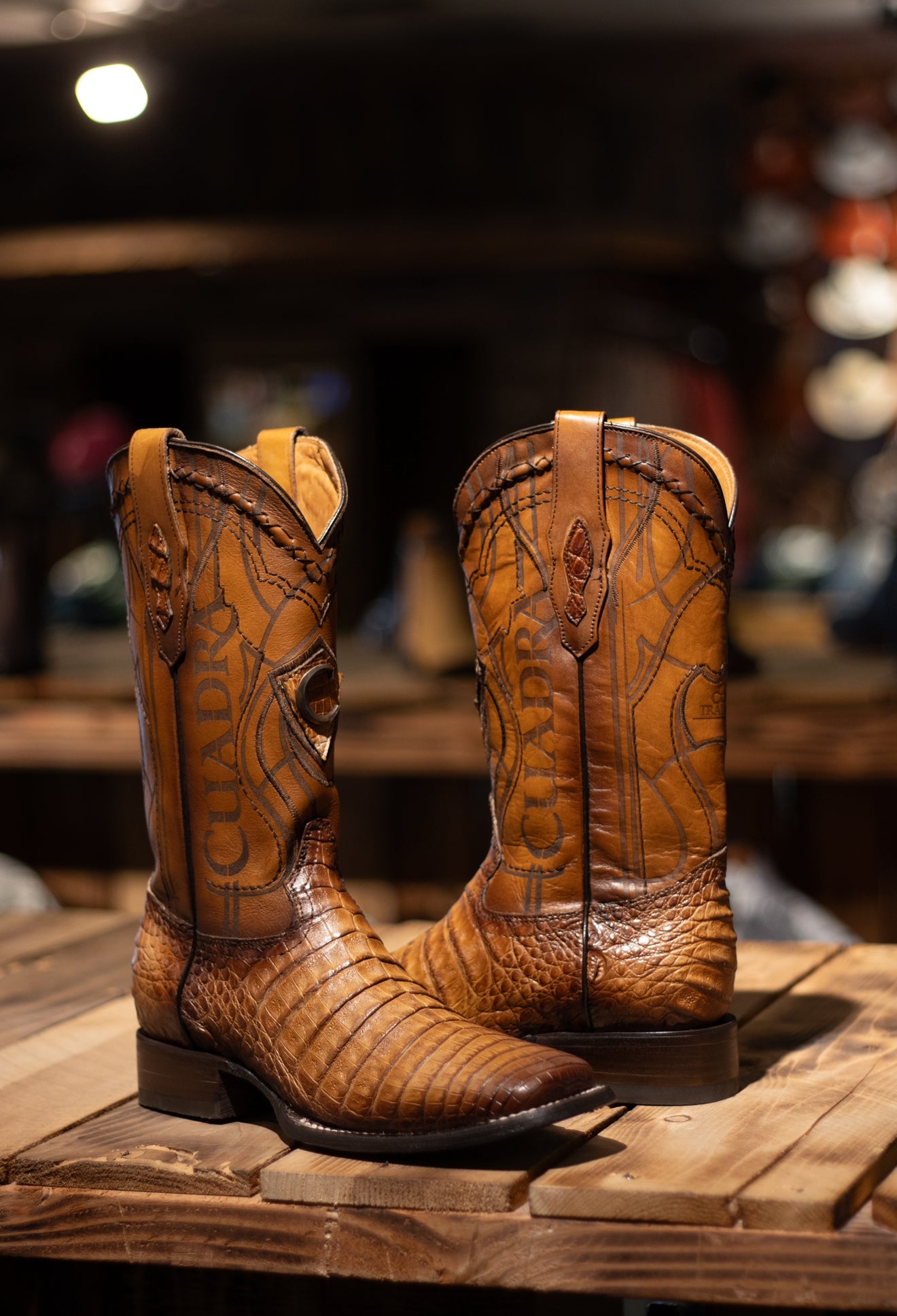 Cuadra - Caiman Belly Biza Arena Square Toe 3Z1OFY