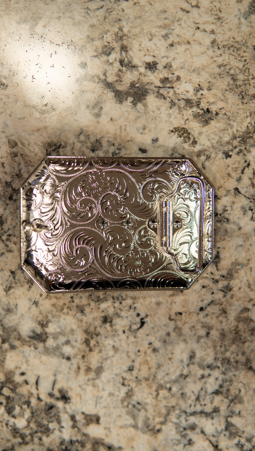 Long Horn Billet Square Western Buckle