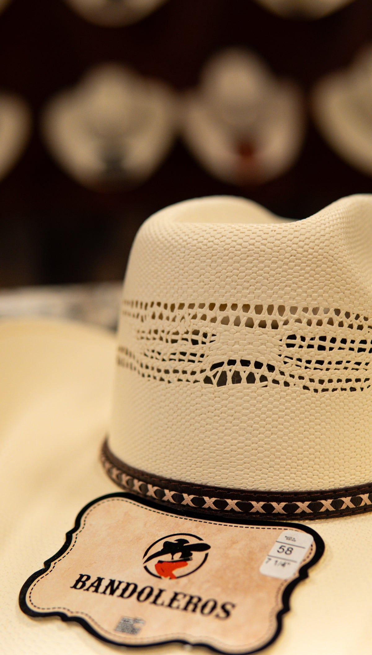 Bandolero Sombrero Straw 50X “Roper” Hat