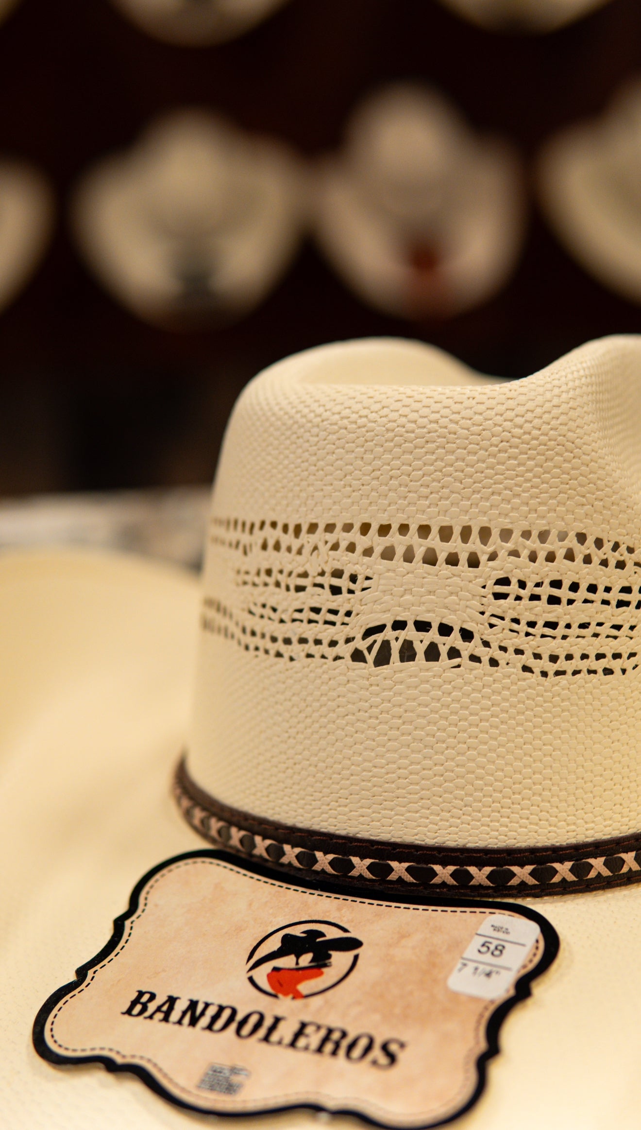 Bandolero Sombrero Straw 50X “Roper” Hat