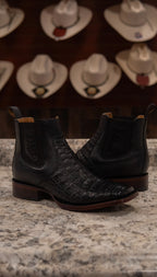 Men's Los Altos Caiman Black Chelsea Boots