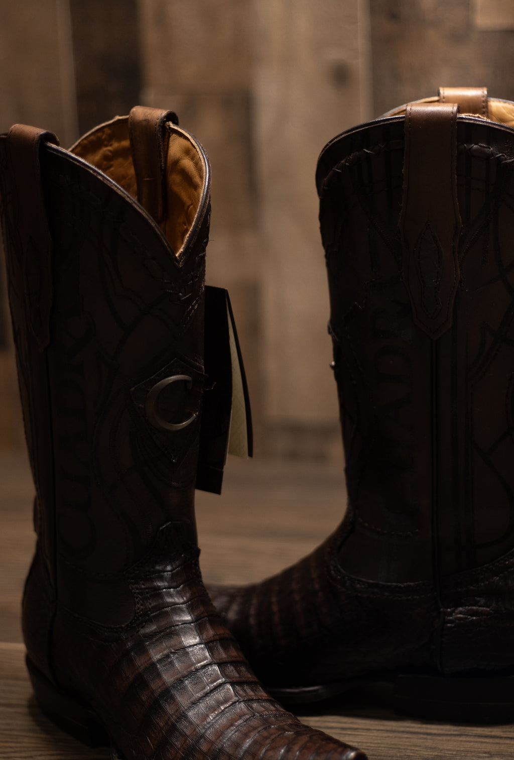 Cuadra - Caiman Belly Lumber Moka Snip Toe