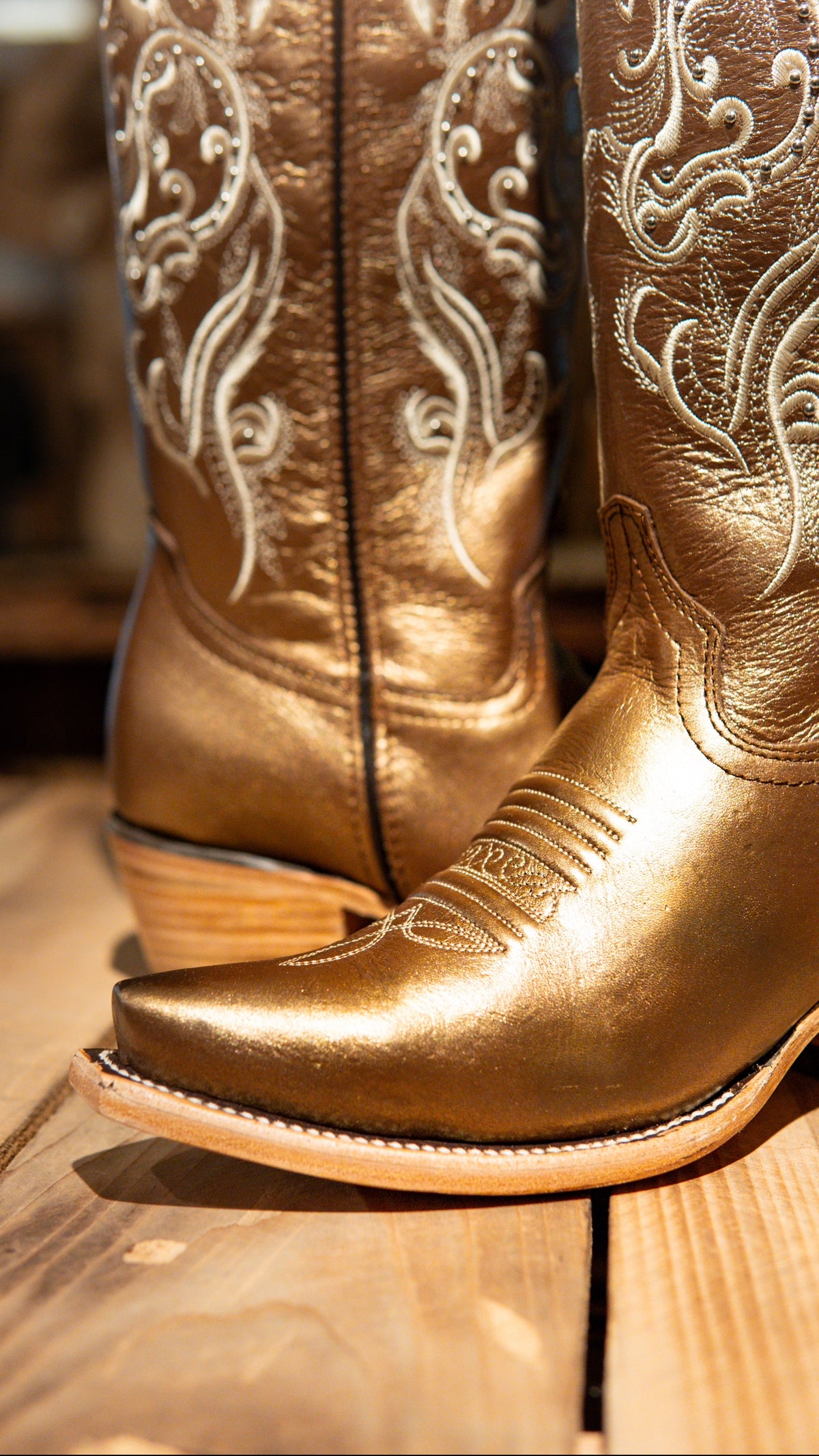 Athiri Ladies Liga Bronce Snip Toe Boots