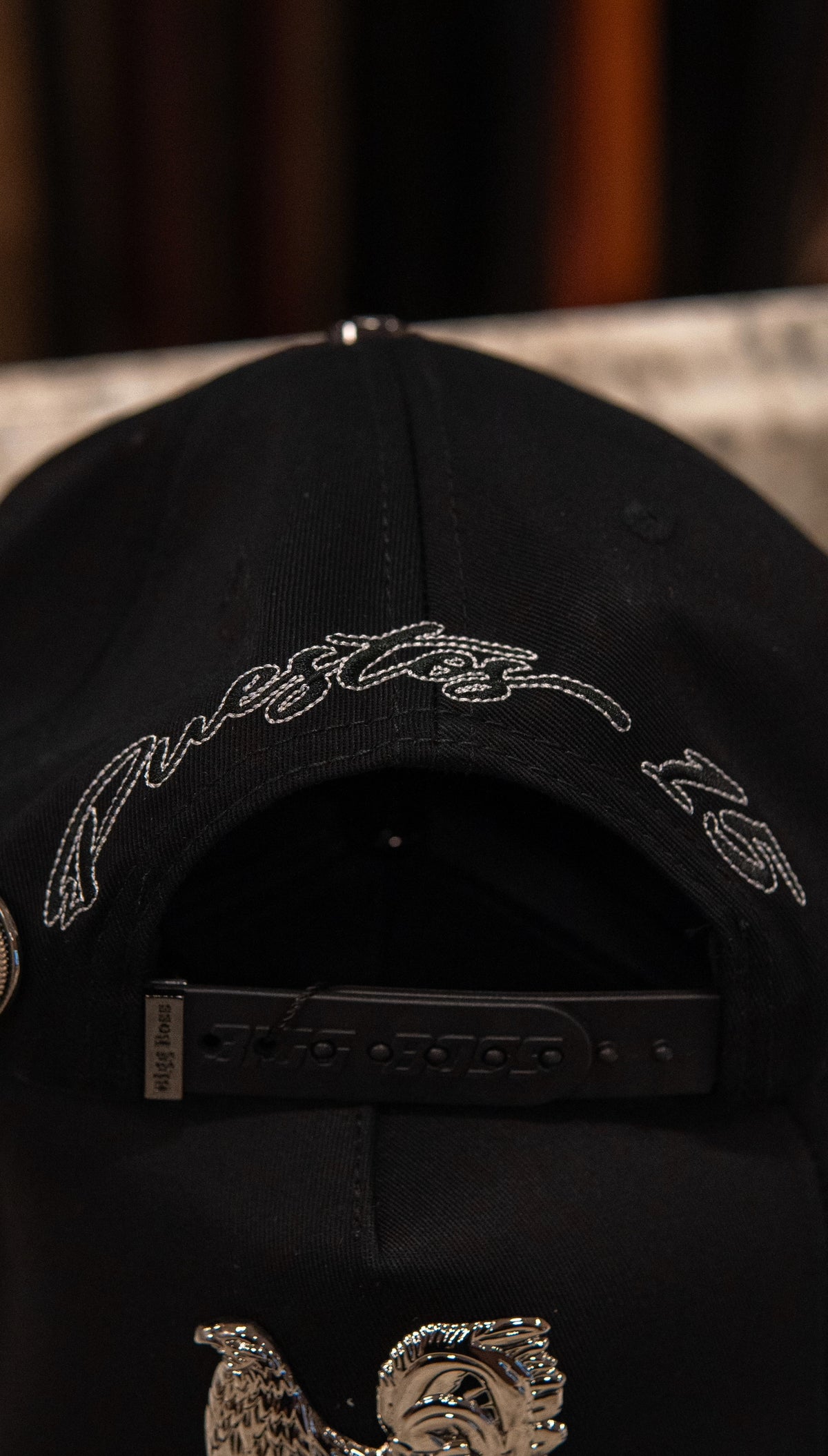 Bigg Boss Snapback Cap Silver Gallo Black