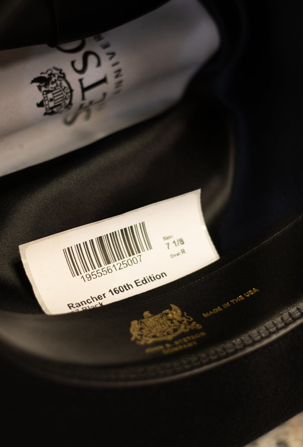 Stetson 6X Rancher 160th Anniversary Edition “Black”