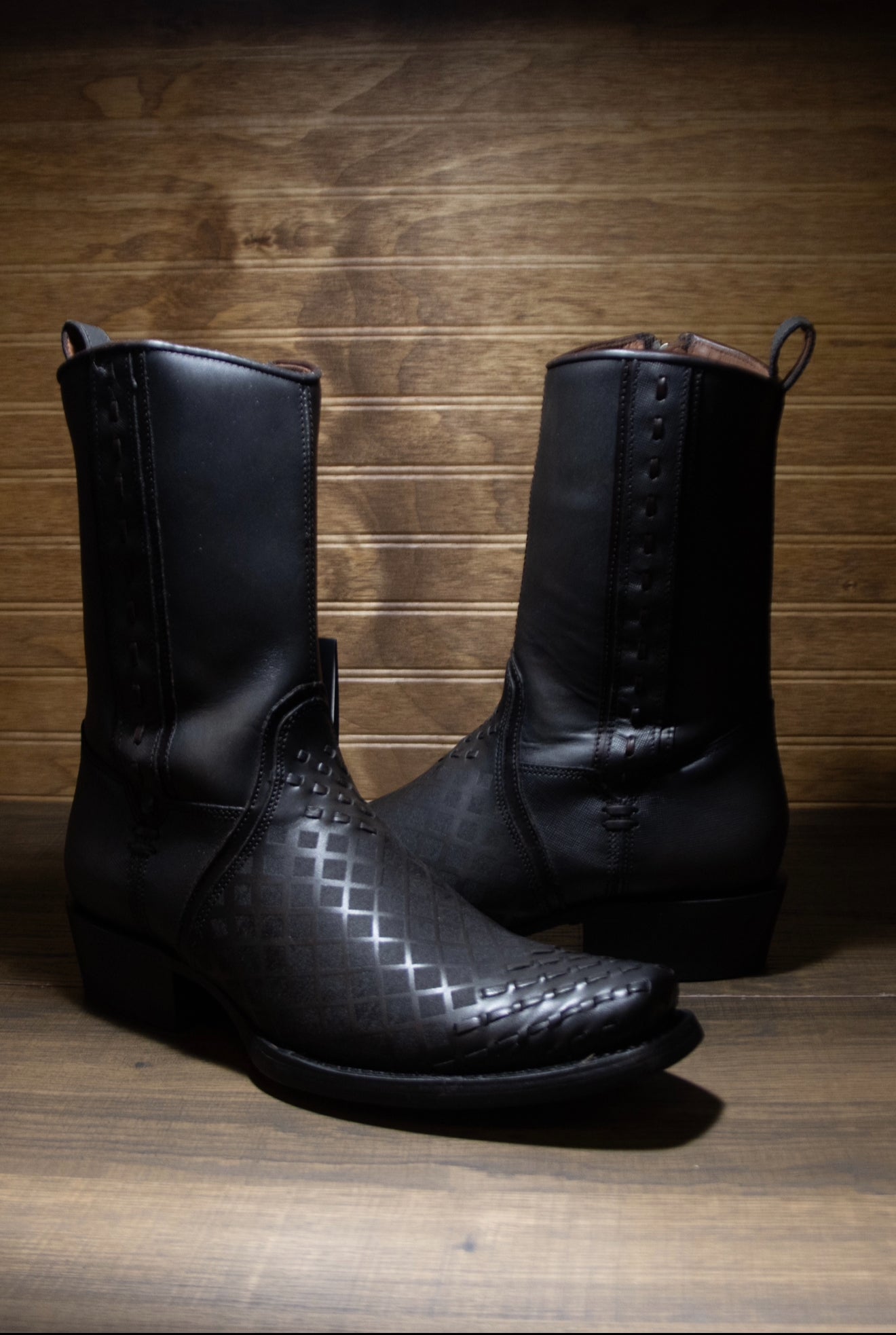 Cuadra - Crust Over Light Negro Woven Dubai Boot 1J1XRS