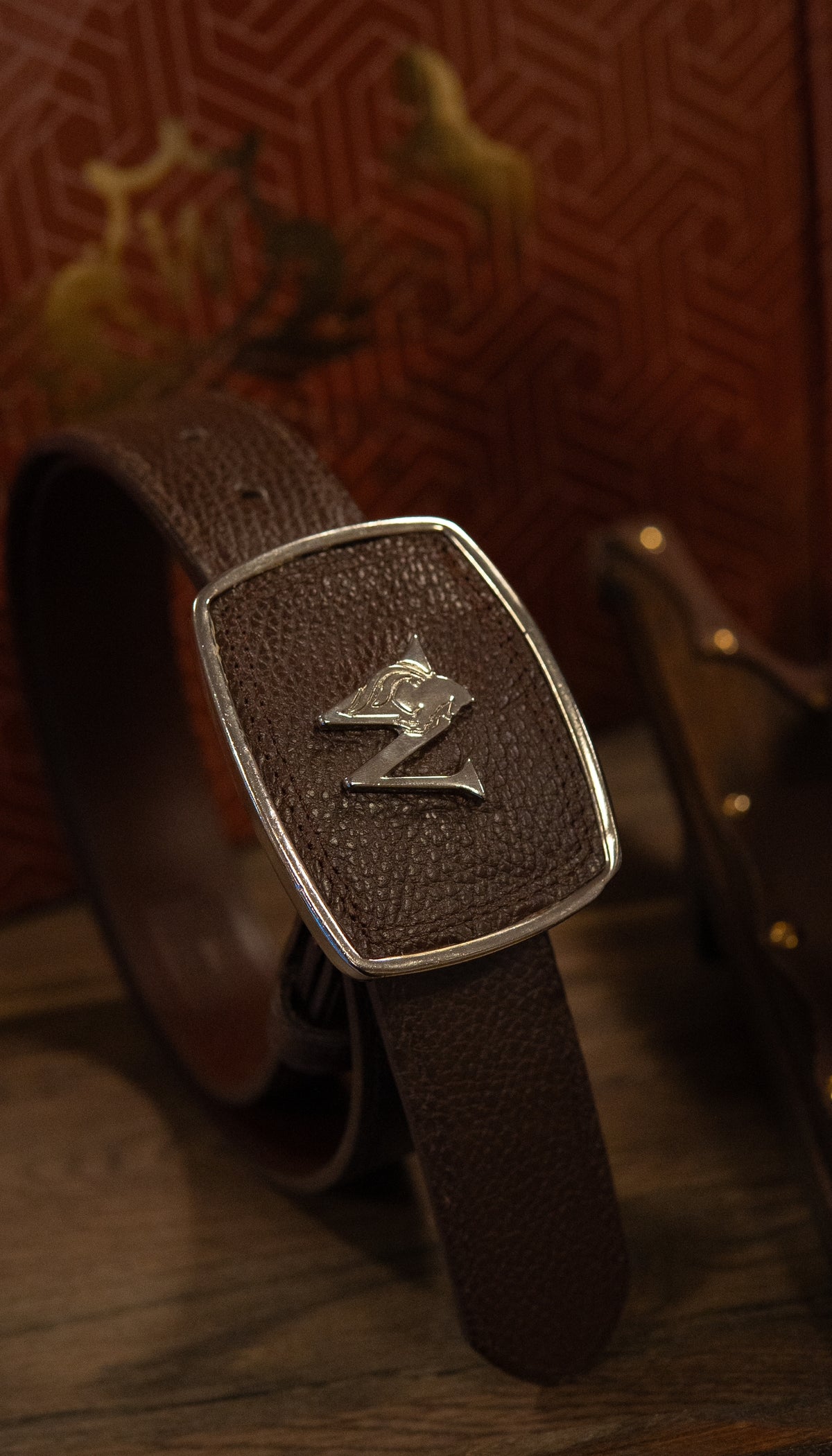 Monaco Gold/Silver - Choco Brown Belt