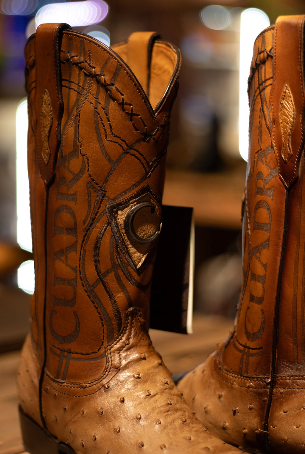 Cuadra - Avestruz Flame Orix Snip Toe 2B1OA1