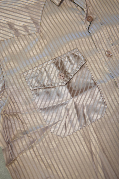 Men’s Long Sleeve Button Up - Khaki
