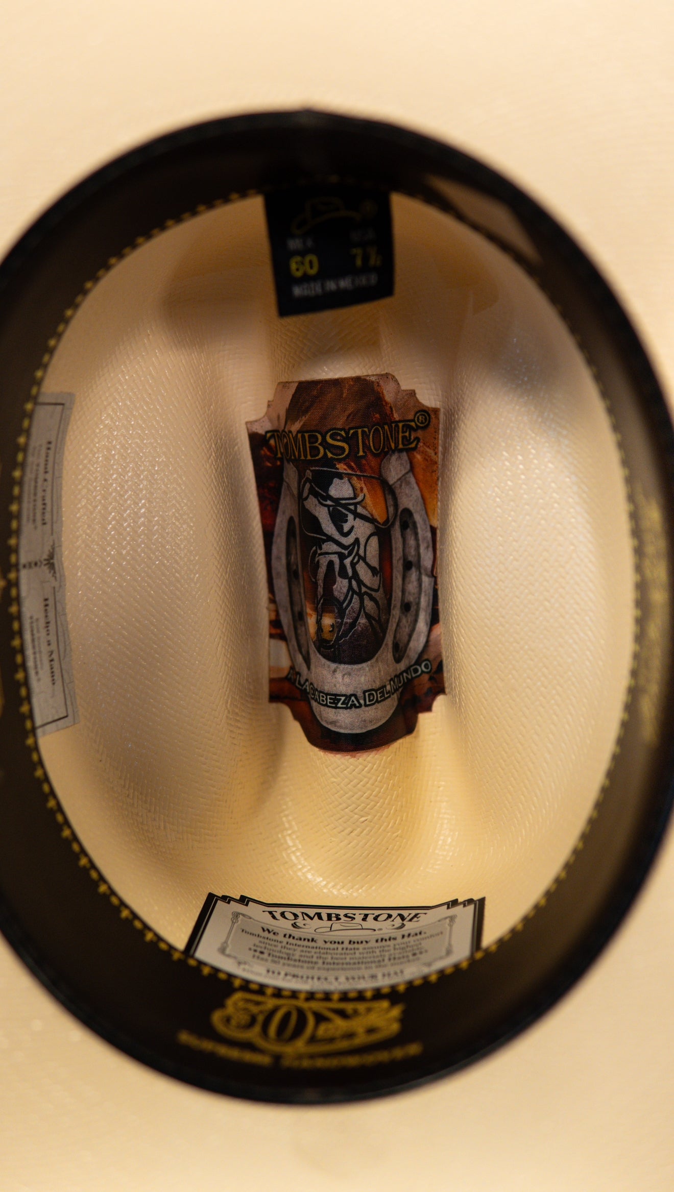 Tombstone Sombrero Straw 30x Shantung Sinaloa Chaparral Style