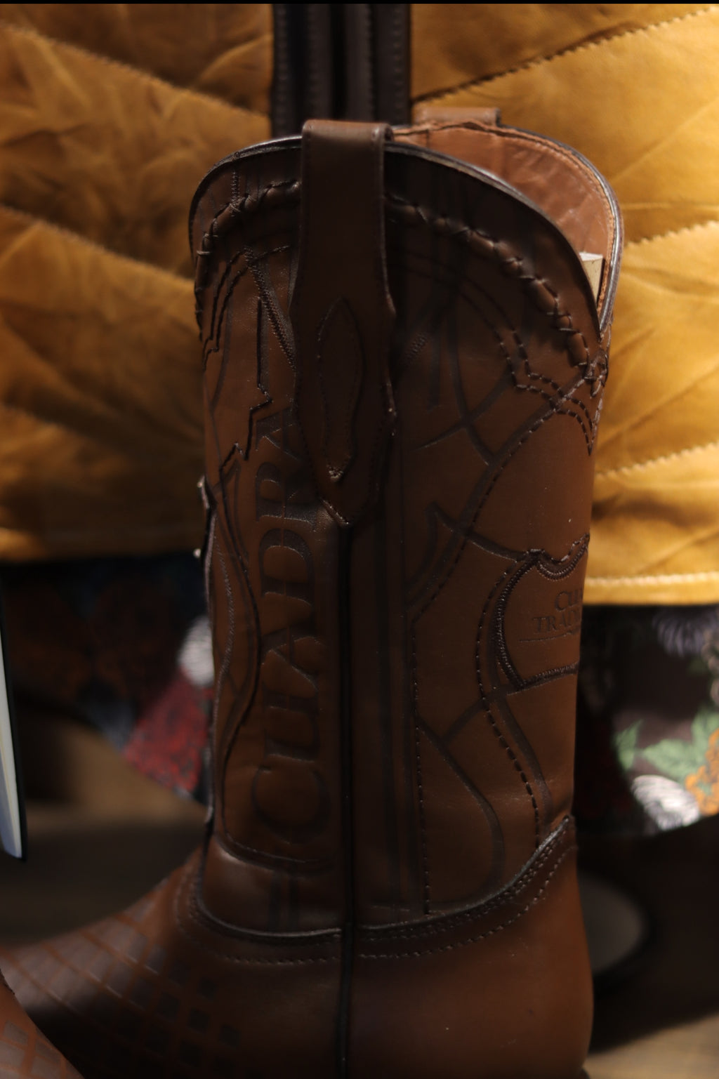 Cuadra - Piel Sillero Over Miel Square Toe 3Z02RS