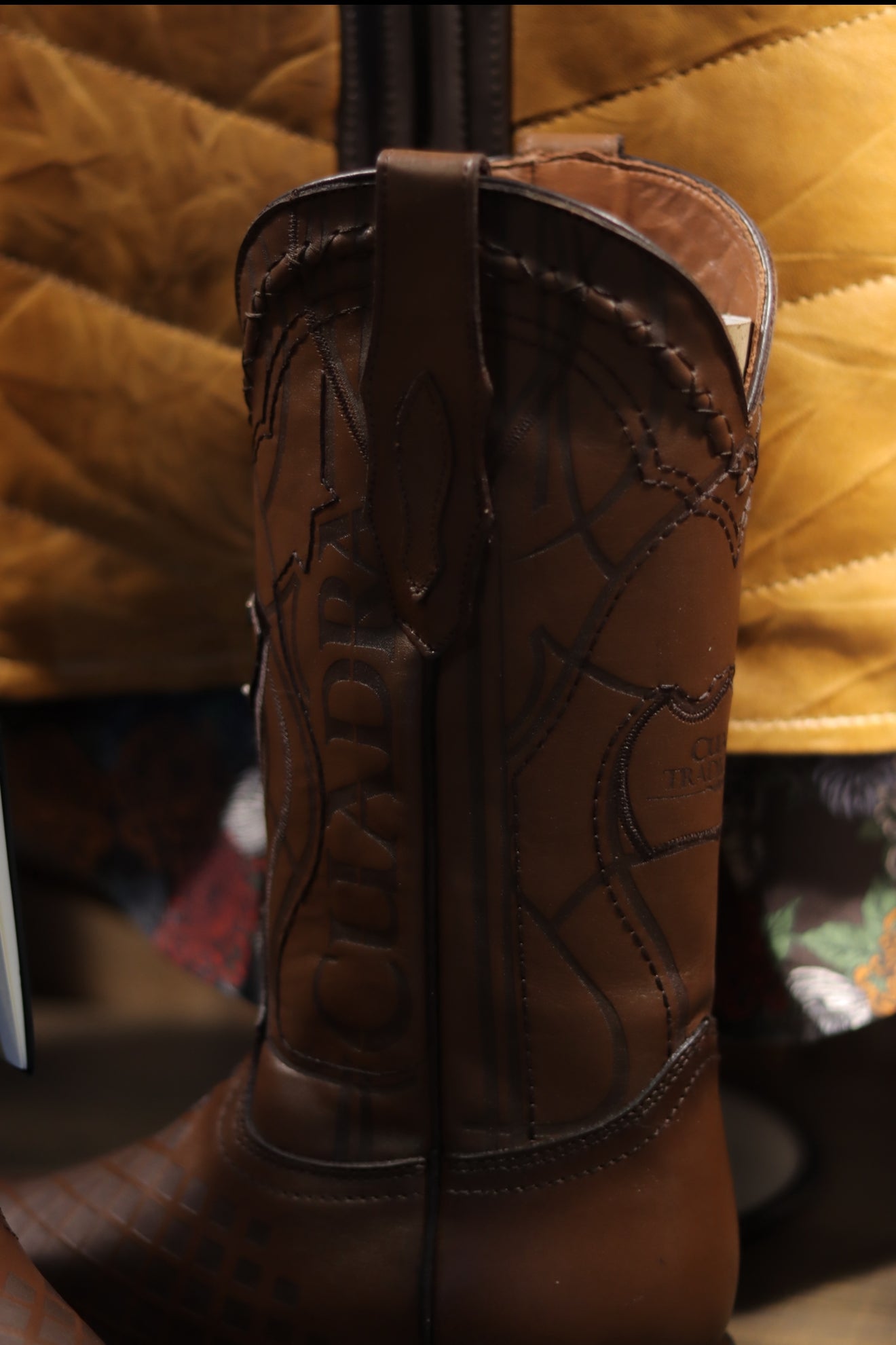 Cuadra - Piel Sillero Over Miel Square Toe 3Z02RS