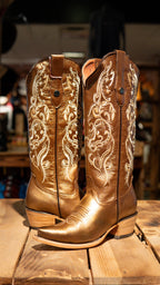 Athiri Ladies Liga Bronce Snip Toe Boots