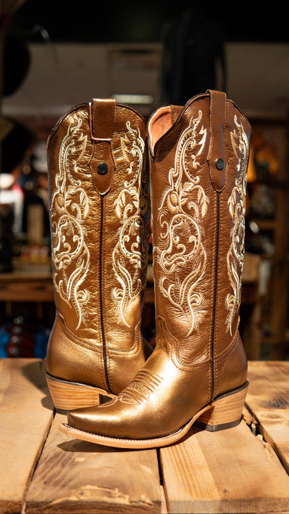 Athiri Ladies Liga Bronce Snip Toe Boots