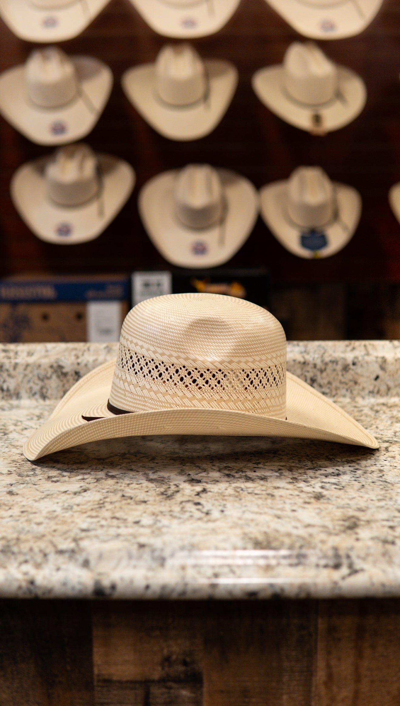 Cuernos Chuecos Sombrero Hat 100X “Gus” Wide Brim Rounded Top Hat