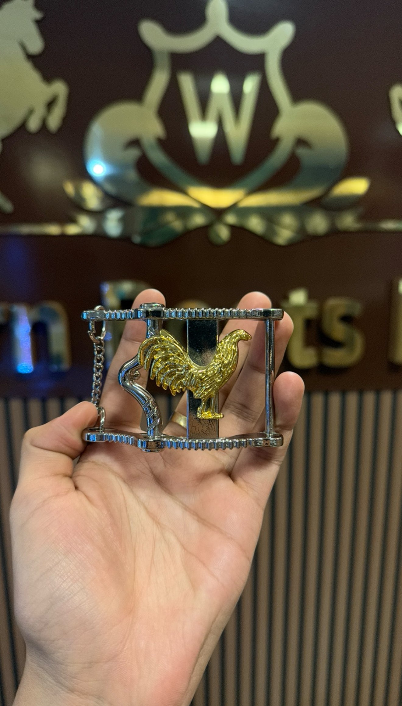 Rooster Saddle Buckle