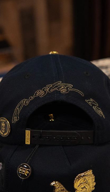 Bigg Boss Snapback Cap Golden Gallo Navy