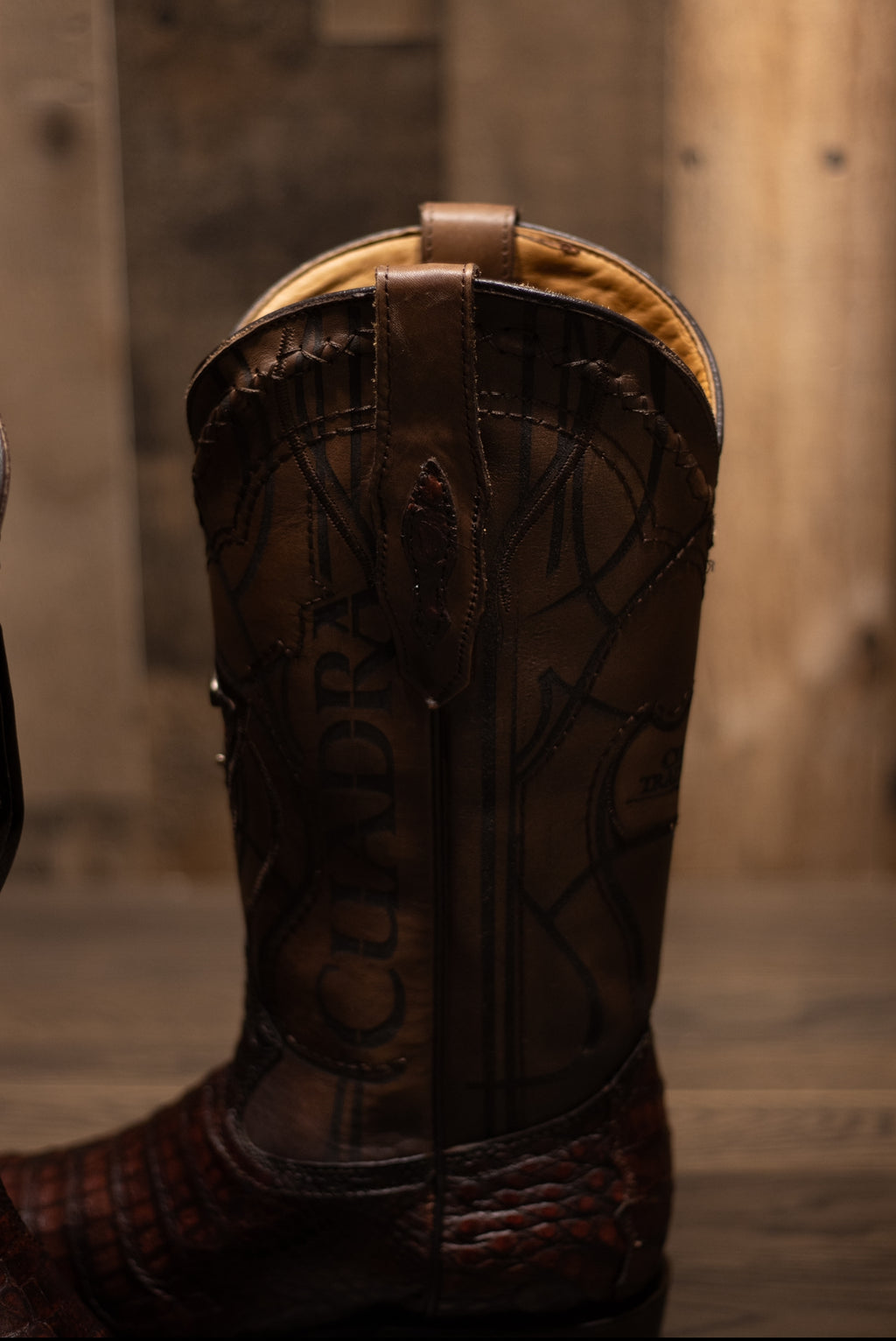 Cuadra - Caiman Belly Whiskey Snip Toe