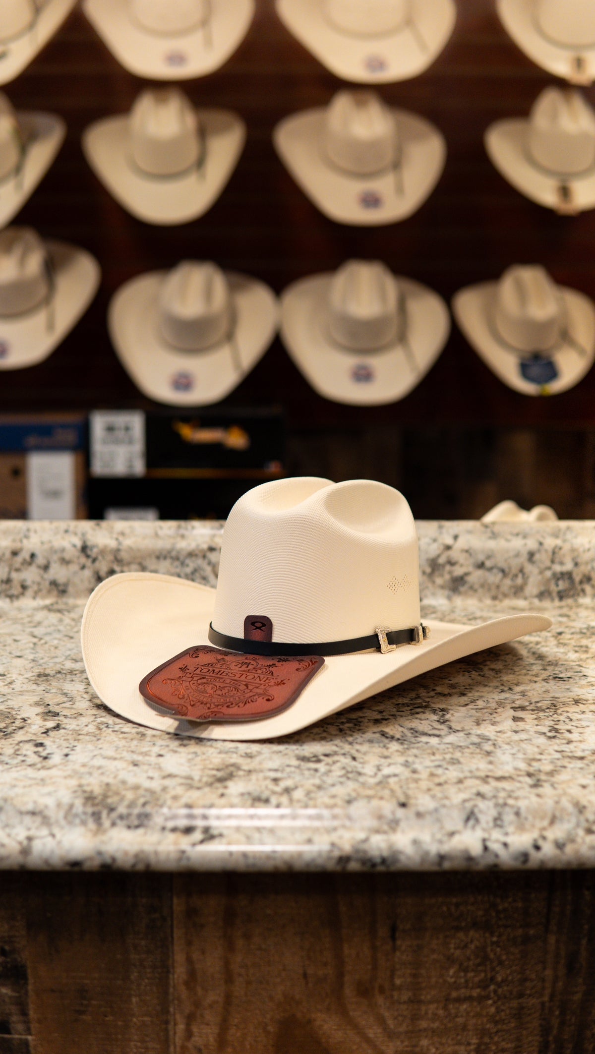 Tombstone Sombrero Straw 1,000x Roper Style