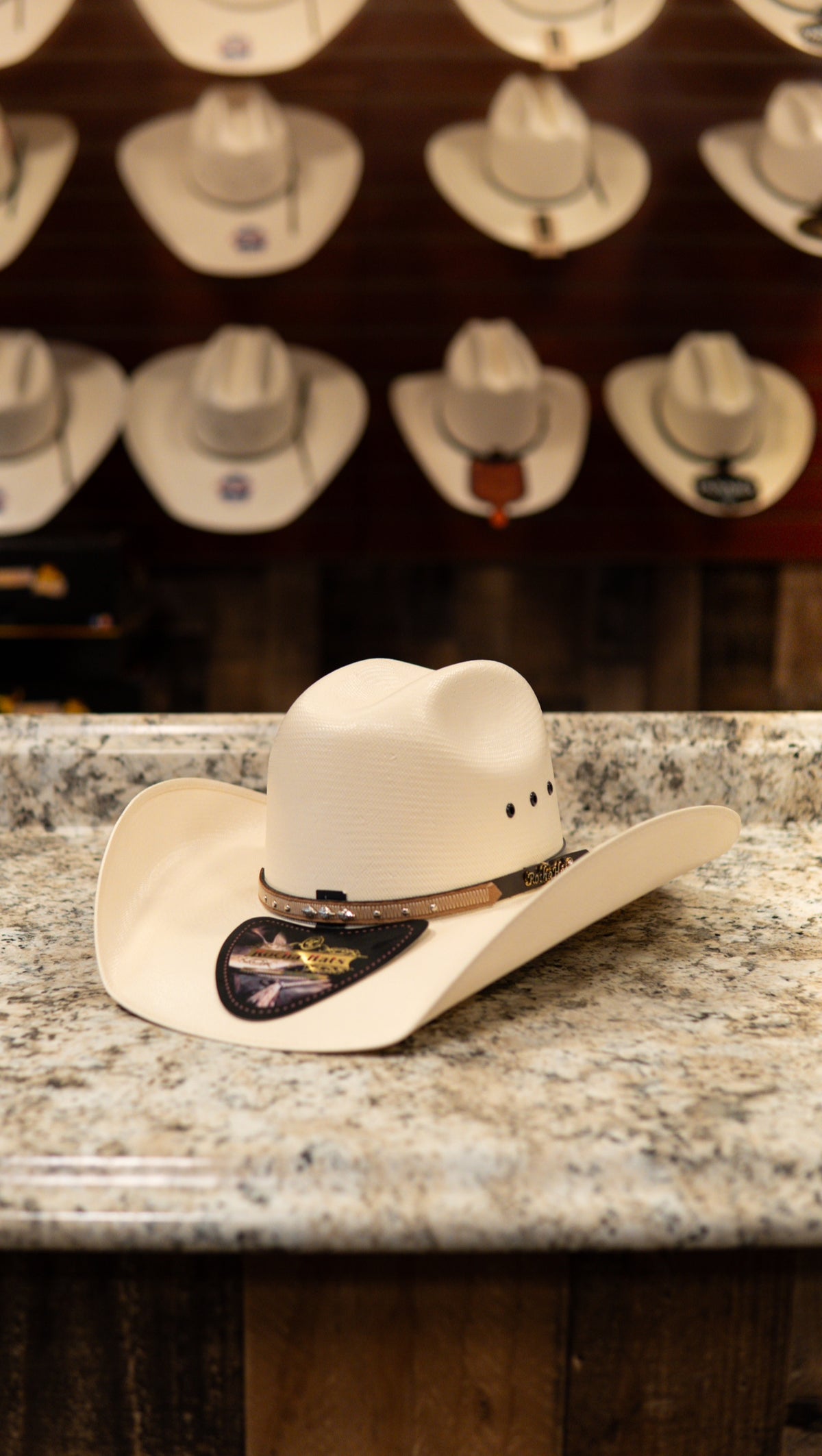Rocha Hat Sombrero Straw 100x Roper Closed Hat
