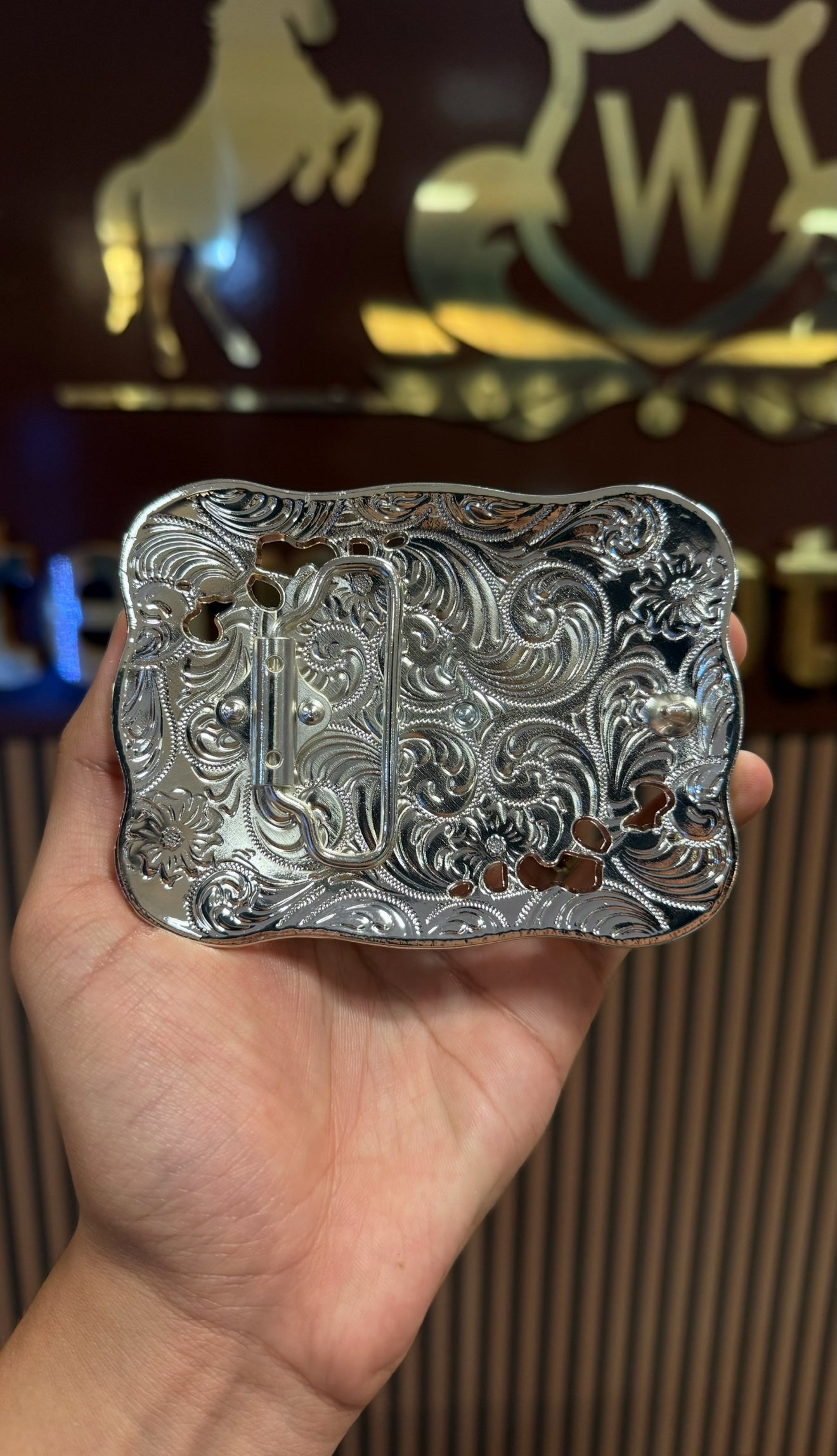 San Judas Organic Silver Buckle