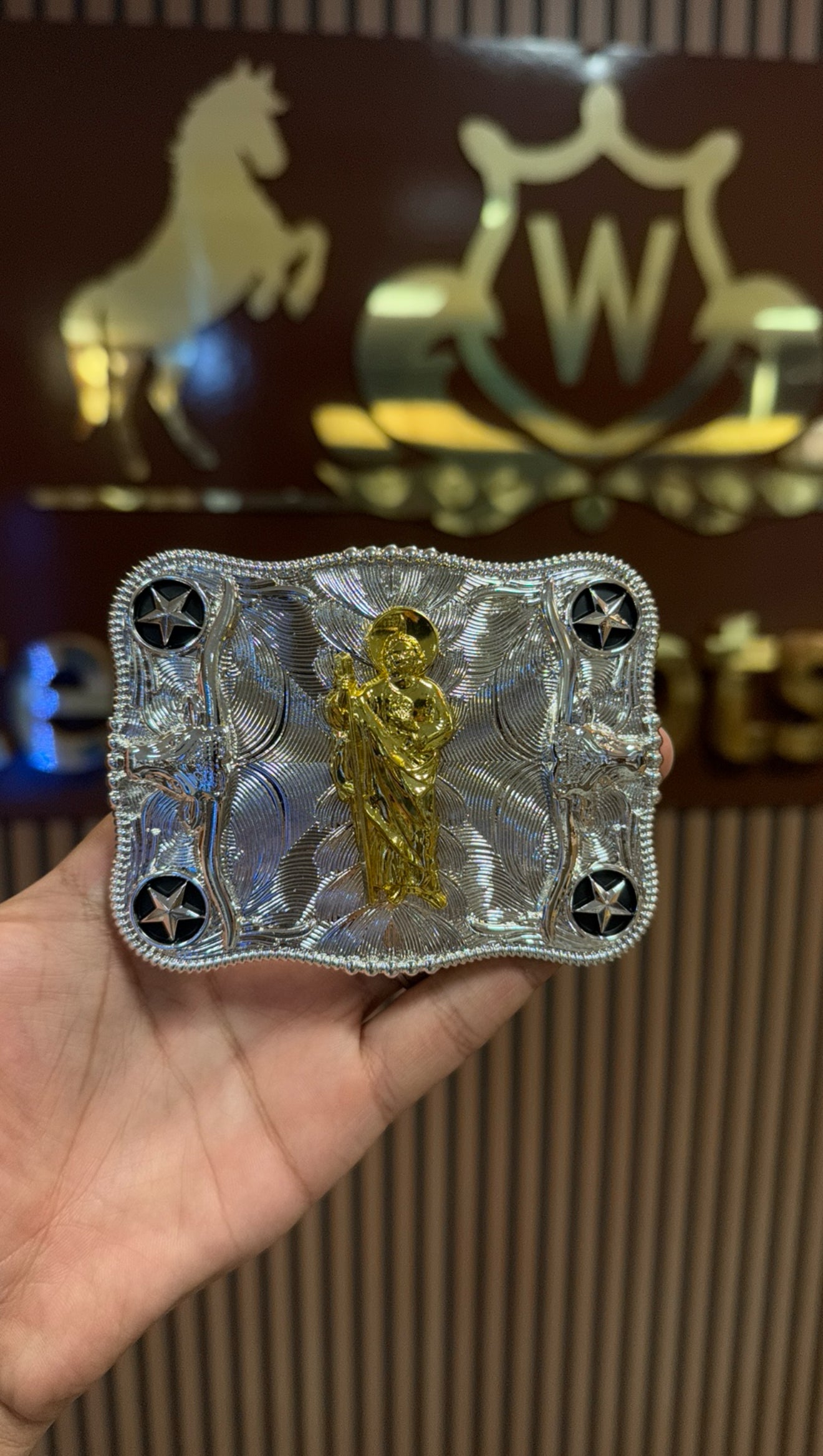 San Judas Patriot Buckle