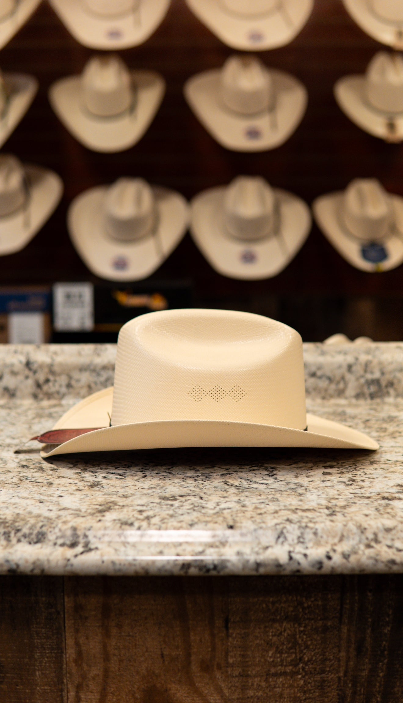 Tombstone Sombrero Straw 30x Shantung Sinaloa Chaparral Style