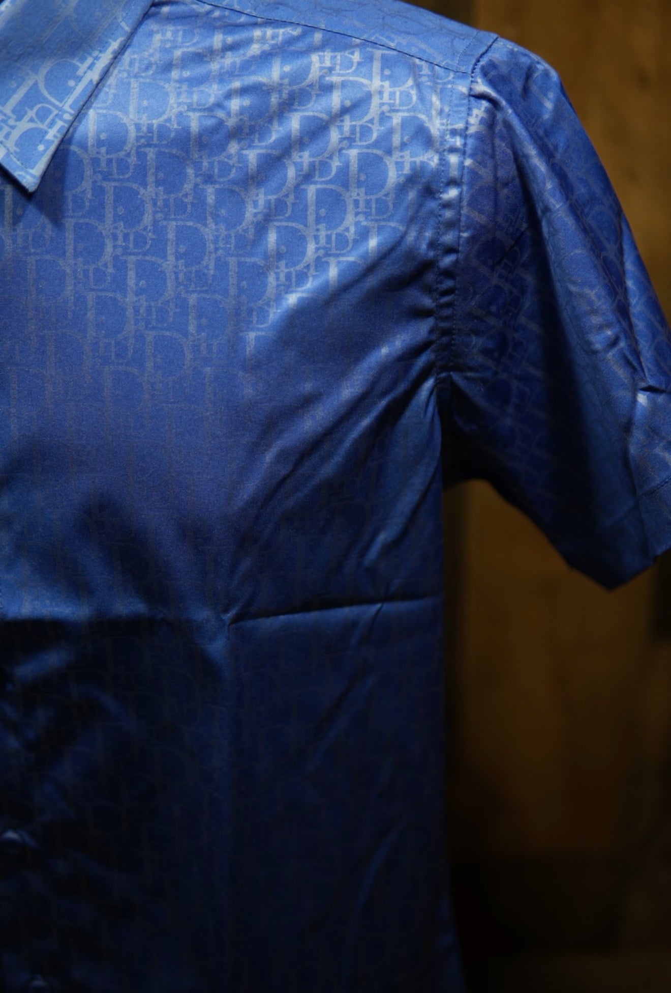 Men’s Short Sleeve Button Up - Royal