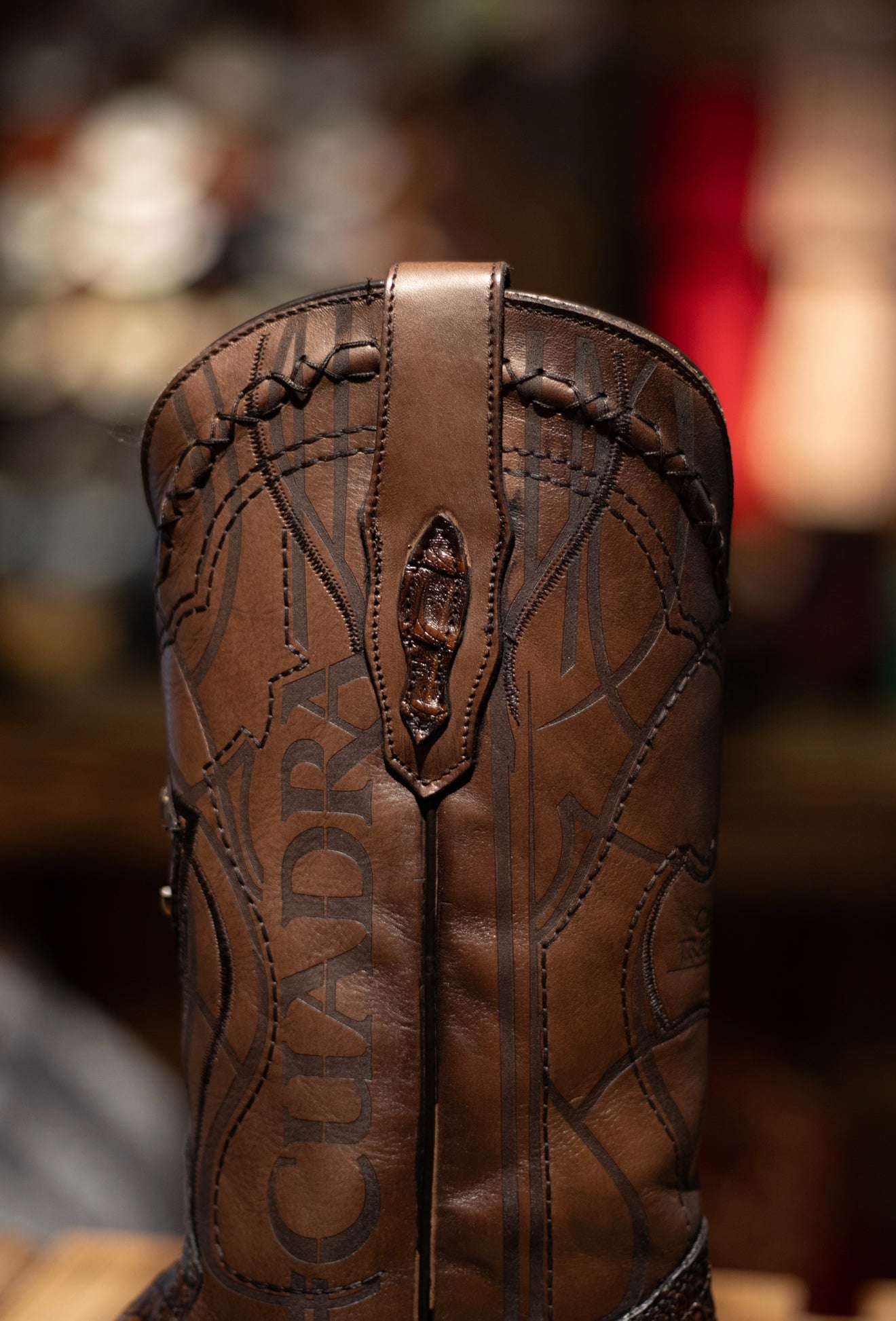 Cuadra - Caiman Belly Porto Maple Square Toe 3Z1OFY