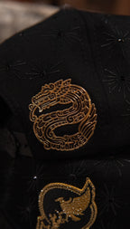 Bigg Boss Snapback Cap Viva México Gold Black